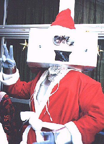 photo xmas robot santa